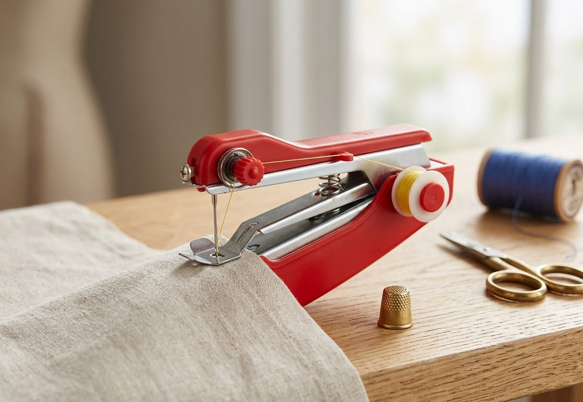 🧵 Handy Sewing Machine – Portable Handheld Stitching Tool Quick Repairs & Emergency Stitching Stapler Sewing Machine