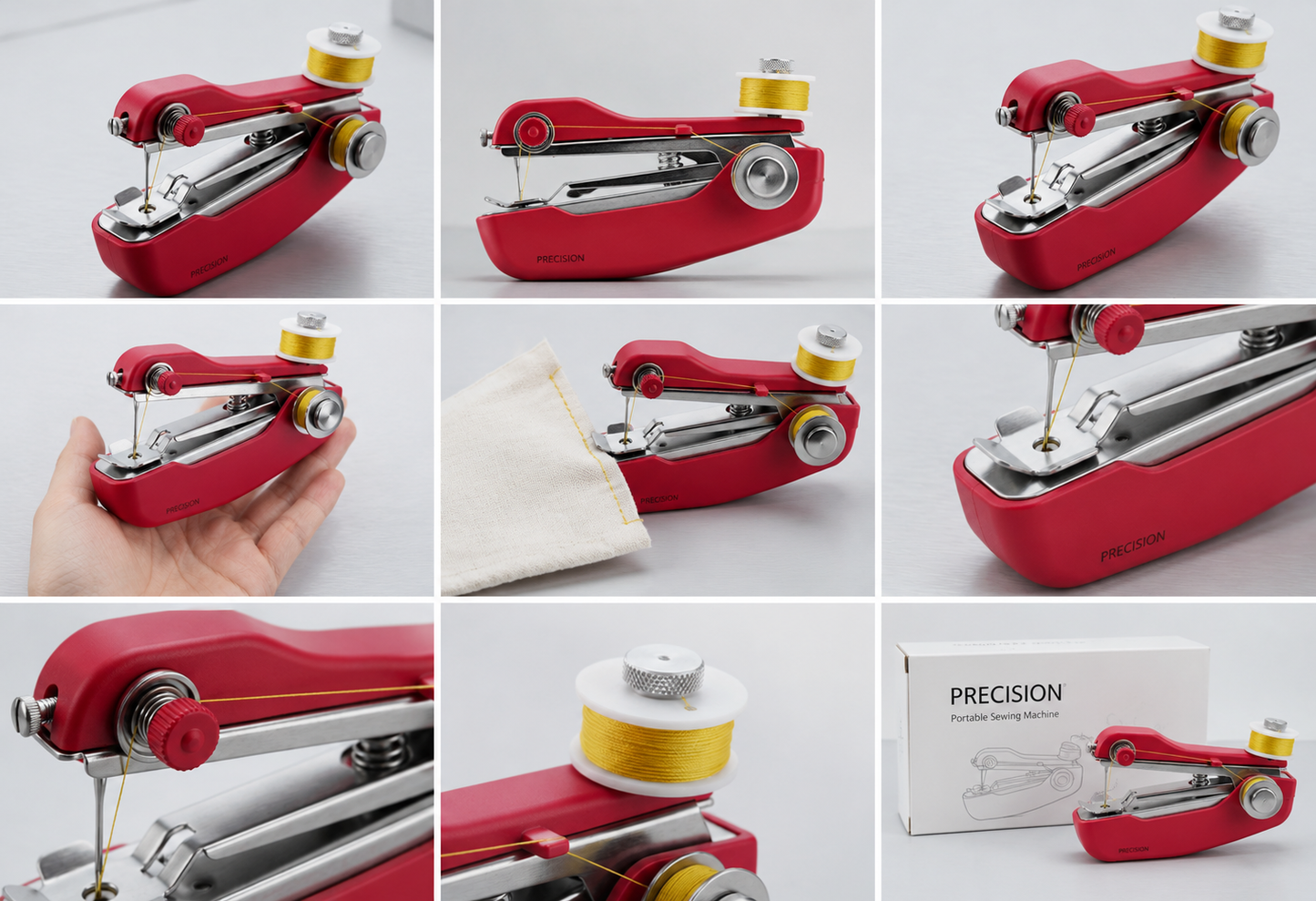 🧵 Handy Sewing Machine – Portable Handheld Stitching Tool Quick Repairs & Emergency Stitching Stapler Sewing Machine